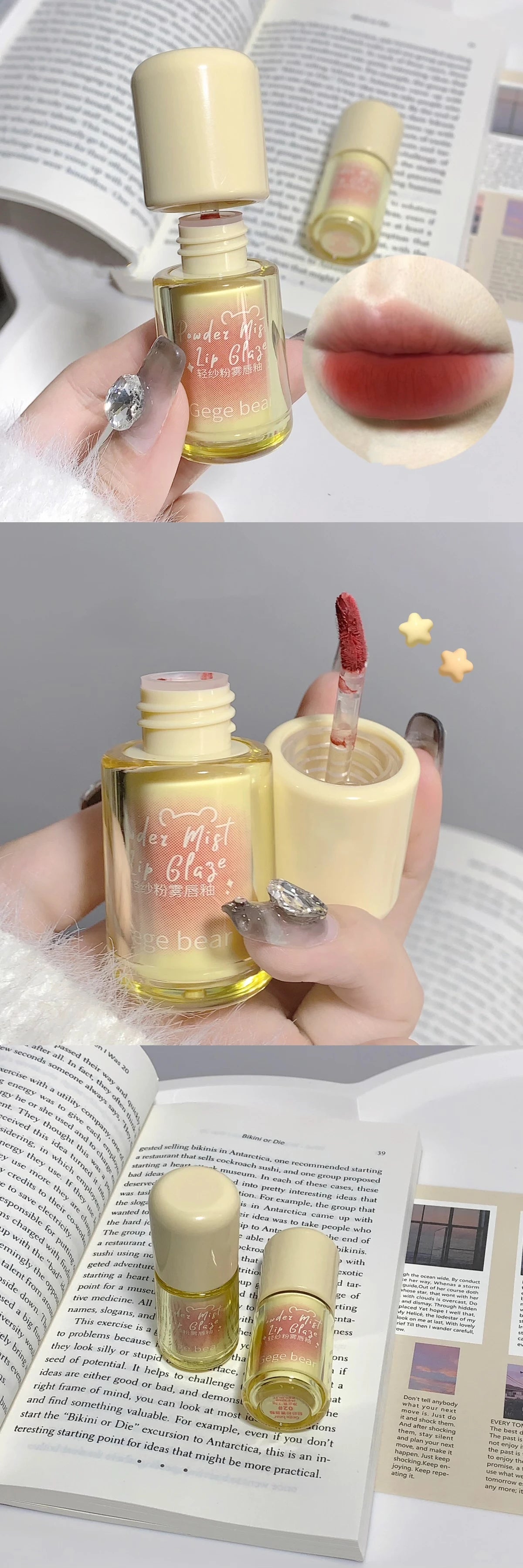 New Matte Liquid Lipstick Long Lasting Light and Thin Mousse Lip Mud Velvet Red Rose Nude Colors Lip Gloss Waterproof Lip Makeup