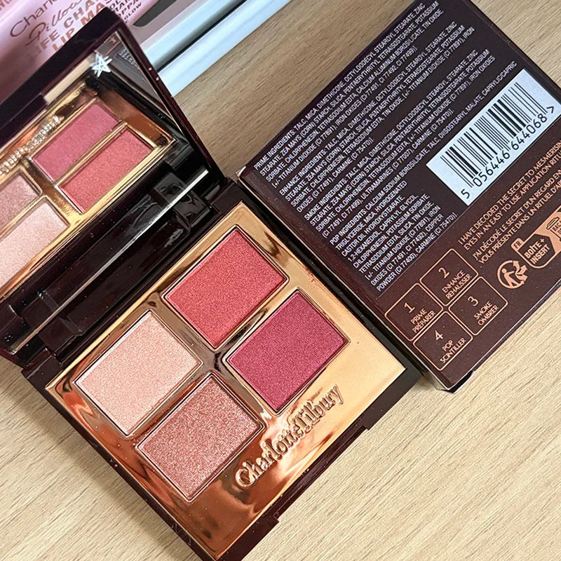 CT Eye Shadow Natural Base Makeup A Plate of Multi-purpose High Light Eye Shadow Eye Details Cool Summer Lip Gloss Makeup Suit