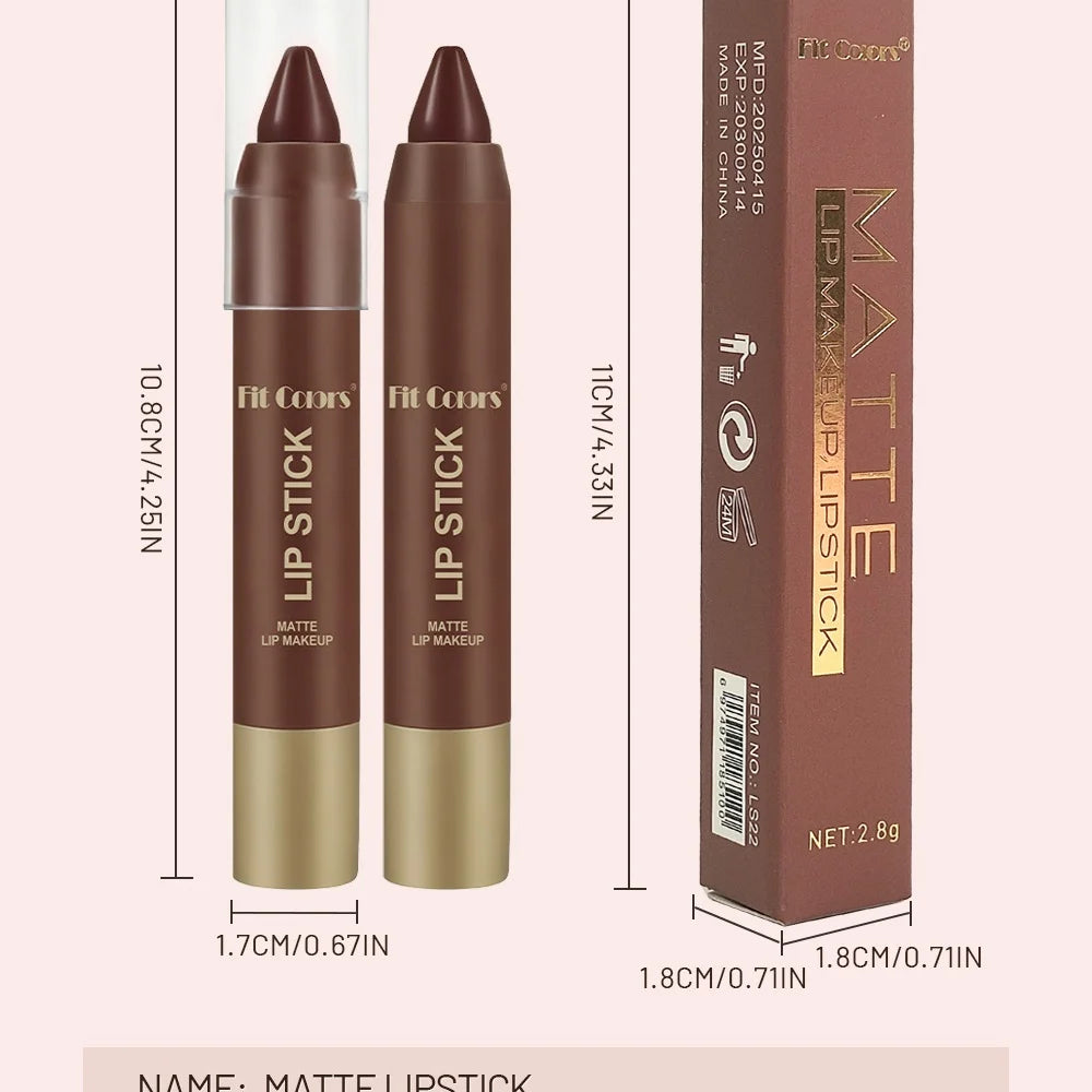 Fine Tip Lip Sexy Brown Red Lipstick Liner Pen Soft Mist Matte Lip Crayon Pencil Lip Contouring Lipliner Outline Tint Cosmetic