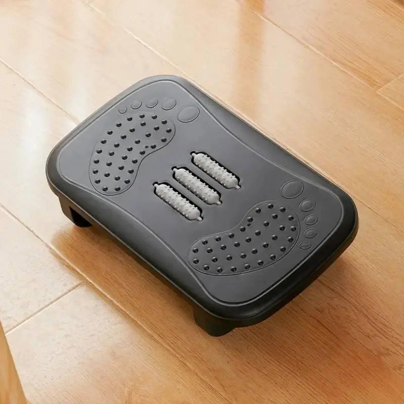 Adjustable Ergonomic Under Desk Footrest with Massage Rollers