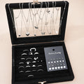 51 Pcs/Set Silver Color Chic Jewelry Set For Women'S Fashion Butterfly Heart Pearl Necklaces, Earrings, Rings, Match Daily Outfits