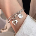 Trendy Lady Bracelet Alloy Women'S Love Butterfly Hand Jewelry Accessories Casual Bracelet Chain Gifts For Friends