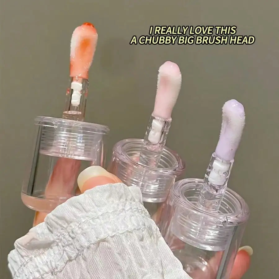 Herorange Multi-Use Fruit Lip Oil - Lip Primer & Top Coat, Moisturizing Hydrating, Dewy Plump "Dudu Lips" Lip Gloss