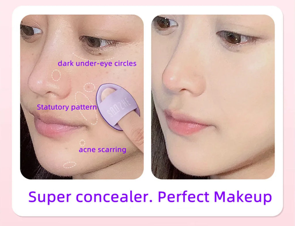 YS00079-- Mini finger puff small air cushion concealer water drops cotton candy makeup finger puff 1pcs/3pcs35pcs/10pcs