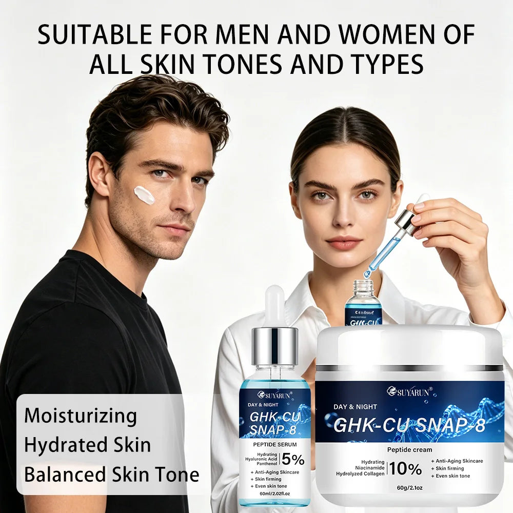 SUYARUN GHK-CU SNAP 8 Cream & Serum Anti-Aging Moisturizer Set