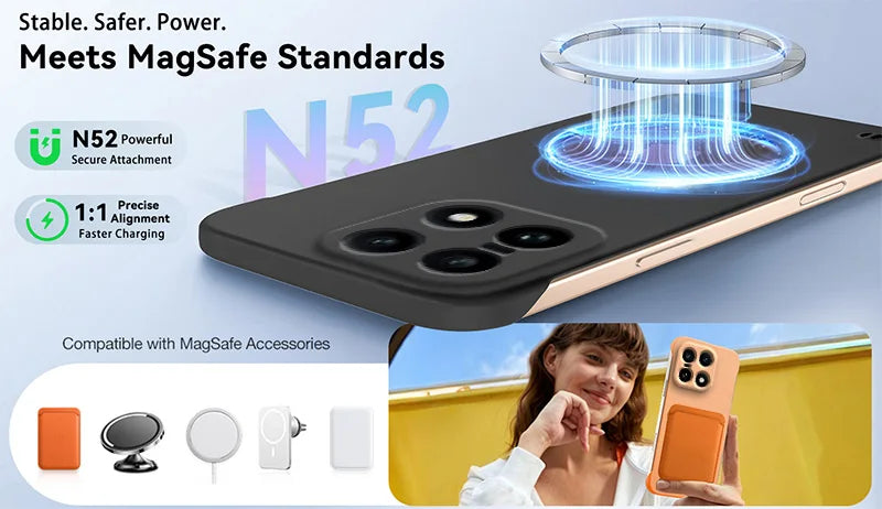 Magnetic Slim for OnePlus 15 5G PLK110 Frameless Cases Lightweight Matte Anti-Scratch Hard PC Cover Borderless Shockproof Armor