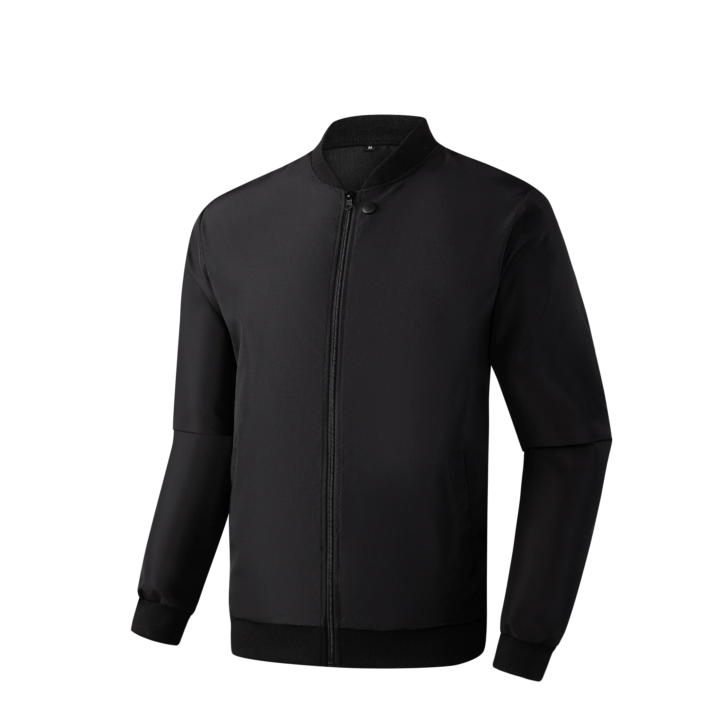 Mens Lightweight Baseball Collar Jacket For Spring And Fall Casual Thin Coat Trendy Business Wear
