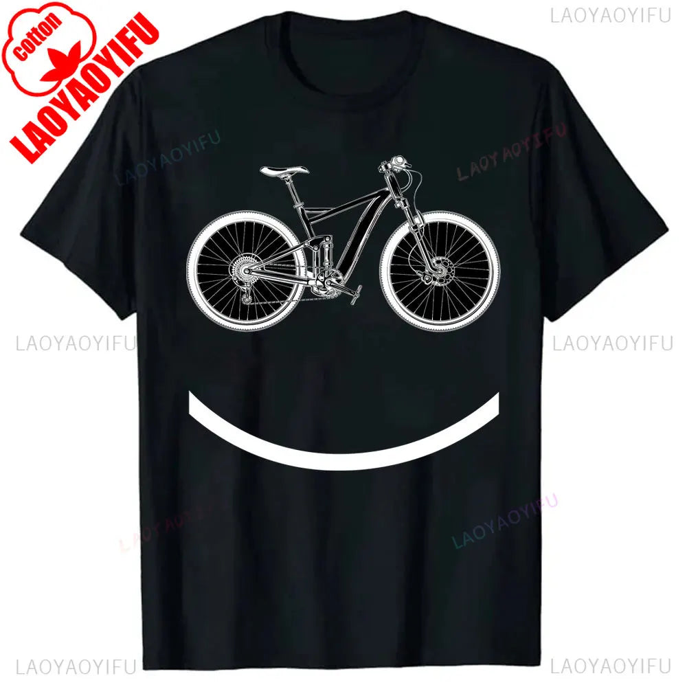 Men Clothing Mountain Bike Cycle Male Tshirts Vintage Downhill Mount Mtb Hombre Tops For Men Fashion Print Tee Roupas Masculinas