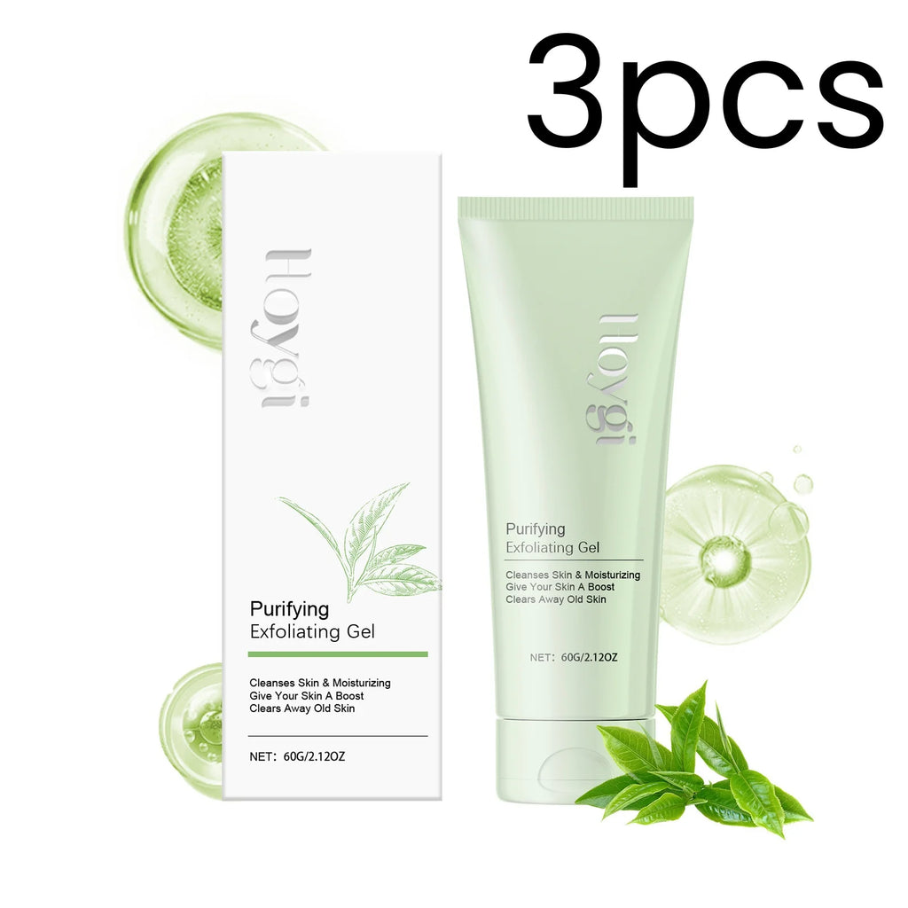 Hoygi Purifying Exfoliating Gel Remove Dead Skin Shrink Pores Oil Control Remove Blackheads Nourishing Face Exfoliating Gel 60g