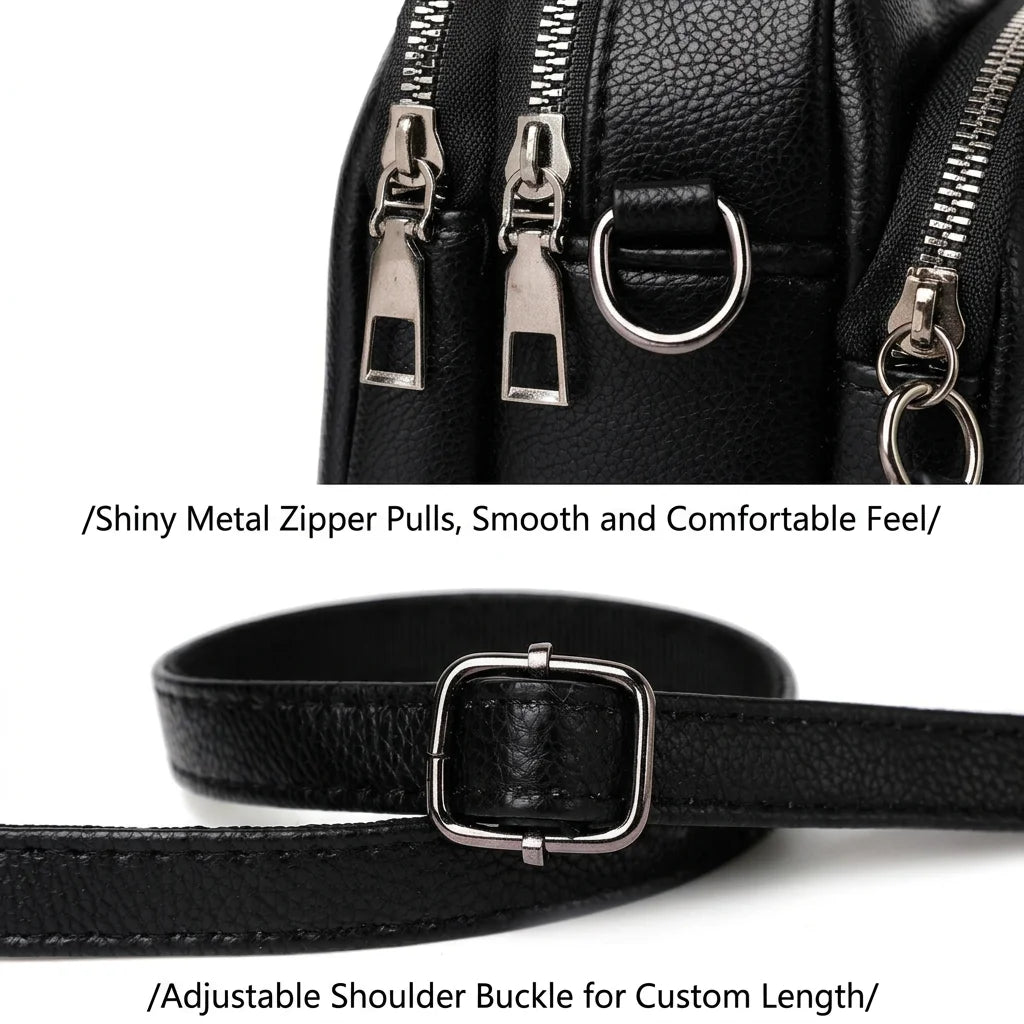 Mini Crossbody Bag Waterproof Adjustable Strap Bag Women'S Shoulder Bag Soft For Casual Outfits Outdoor Activities Commuting