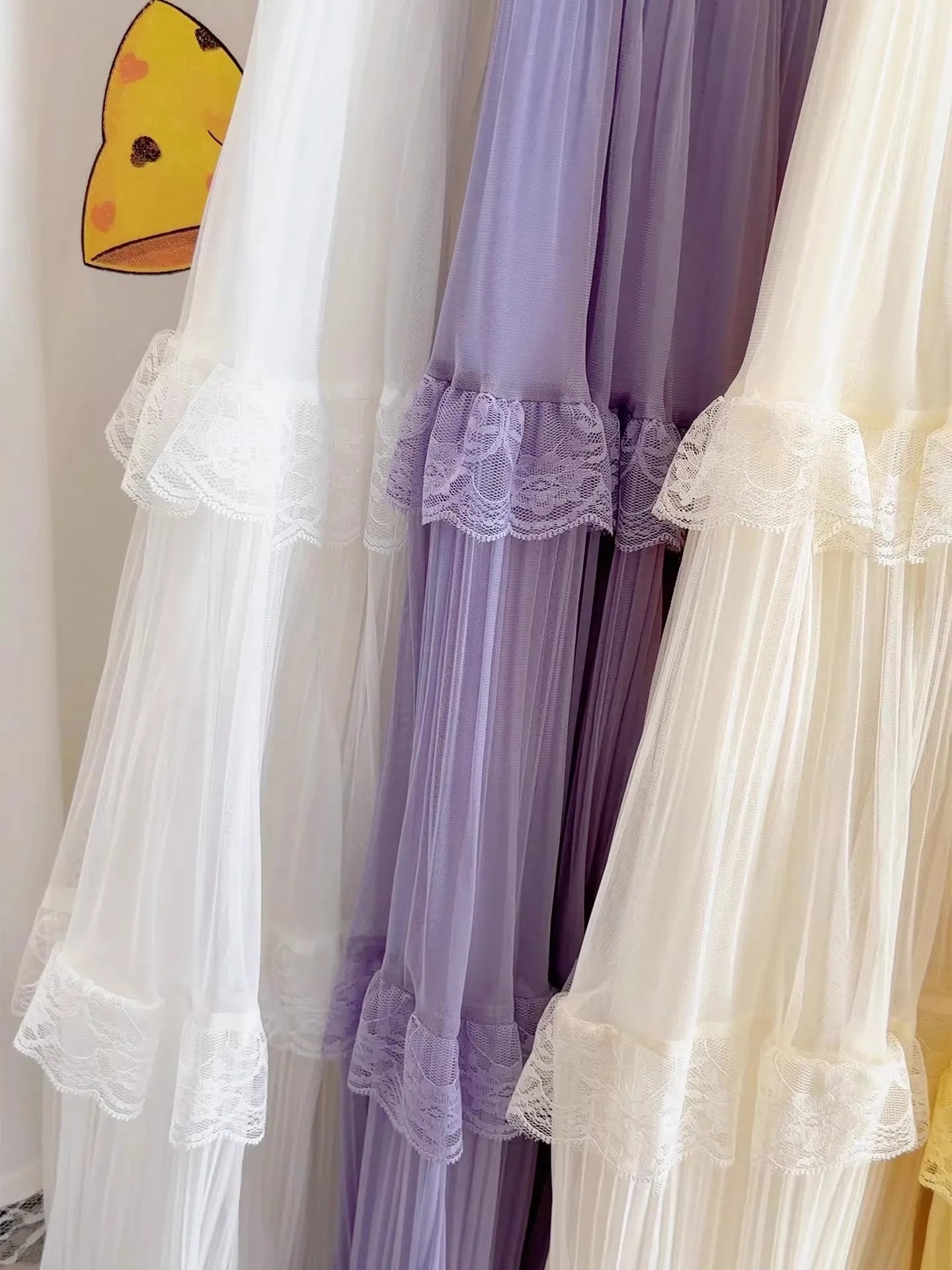 Retro Sweet White Long Skirt Women Casual Loose High Waist Elegant Skirt Vintage Lace Patchwork Korean Summer Long Skirts