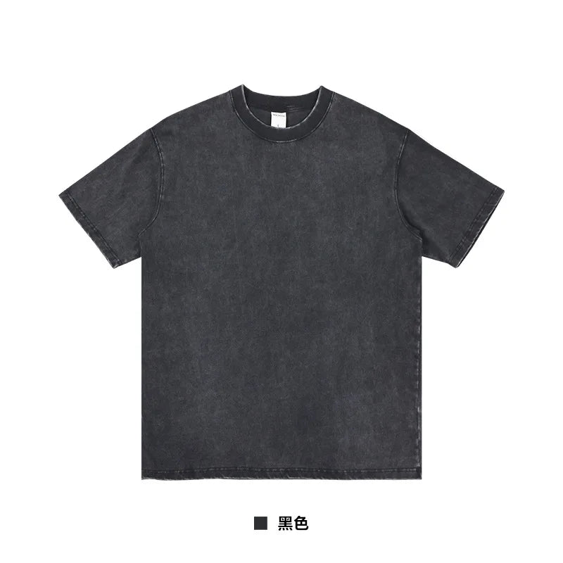 man's Summer T Shirt 2026 New Aged T-shirt short-sleeved Pure Cotton Loose short-sleeved Tshirt Men Clothing DingdianWY280