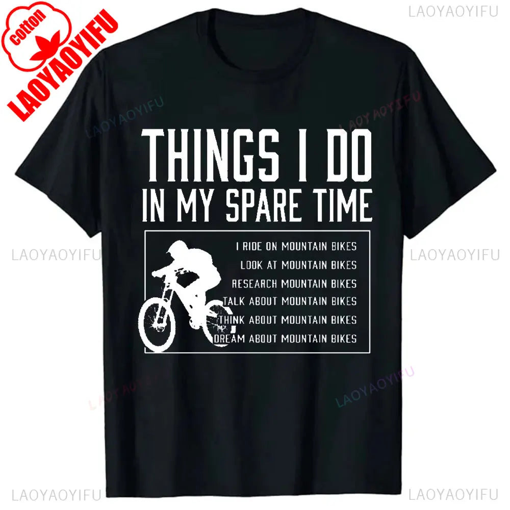Men Clothing Mountain Bike Cycle Male Tshirts Vintage Downhill Mount Mtb Hombre Tops For Men Fashion Print Tee Roupas Masculinas