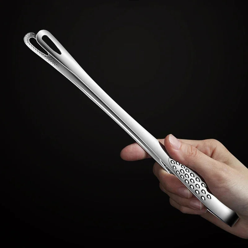 Pinzas de cocina para barbacoa, pinzas de cocina de acero inoxidable, pinzas para ensalada, carne, alimentos, utensilios de buffet, barbacoa, gadgets de cocina