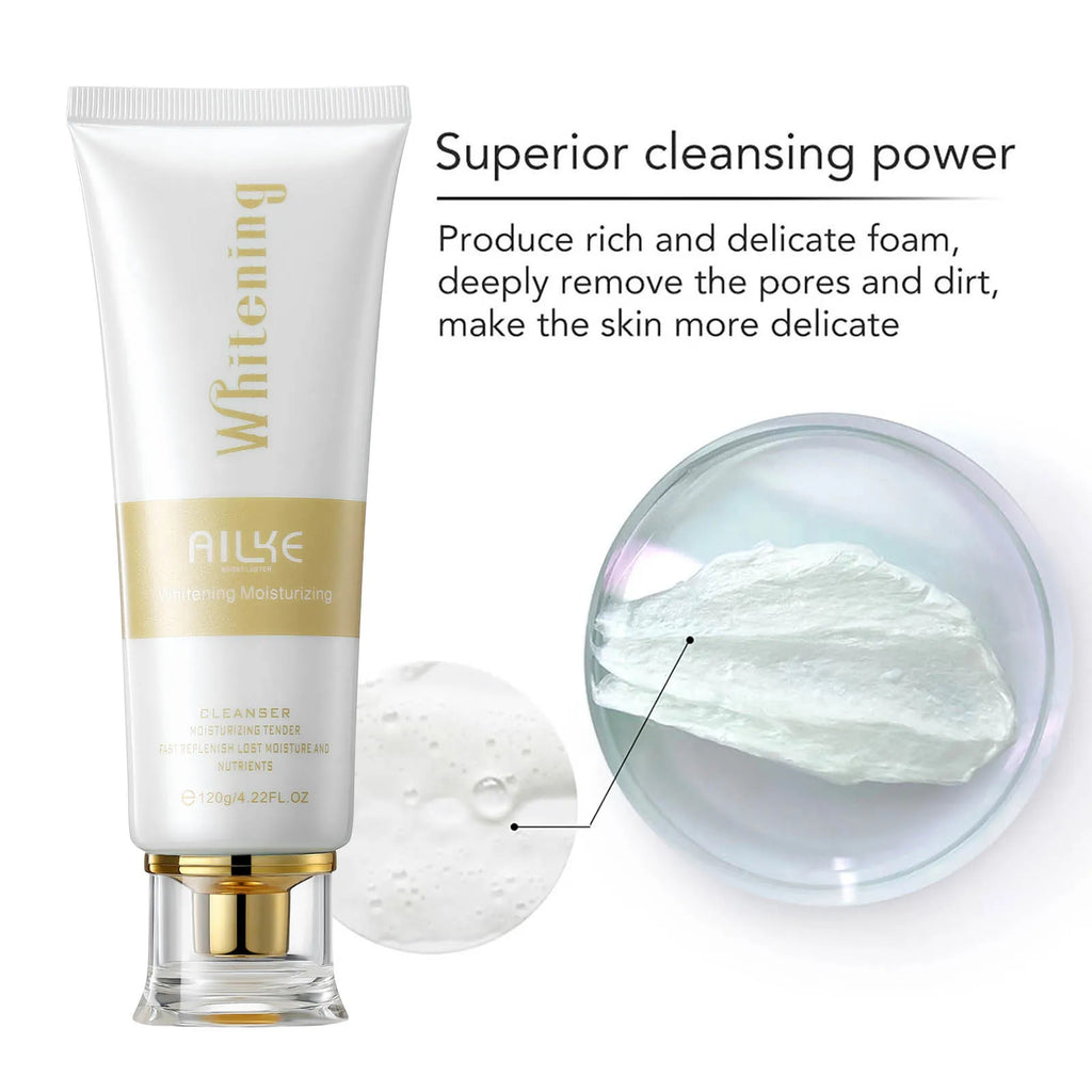 AILKE Anti-Wrinkles Whitening Skin Care Face Cream, With Collagen, Rose, Moisturizing, Brightening, Women Facial Korean Cosmetic
