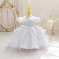HETISO New Kids Girl Princess Dress Baby First Communion Ceremony Wedding Party Ball Gown Sequined Layered Tutu Clothes