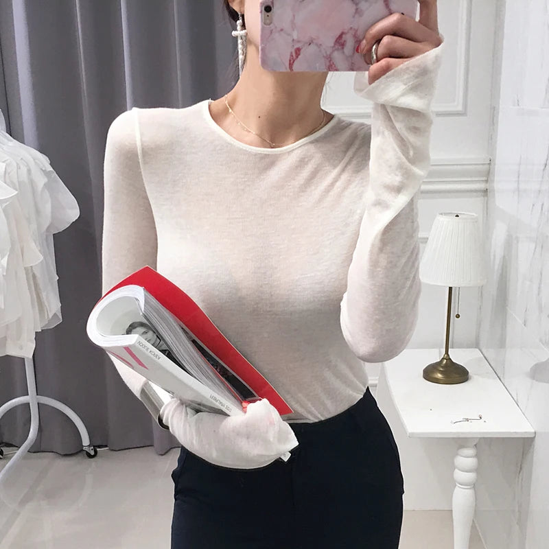 Women's Slim Fit Long Sleeve T-Shirt