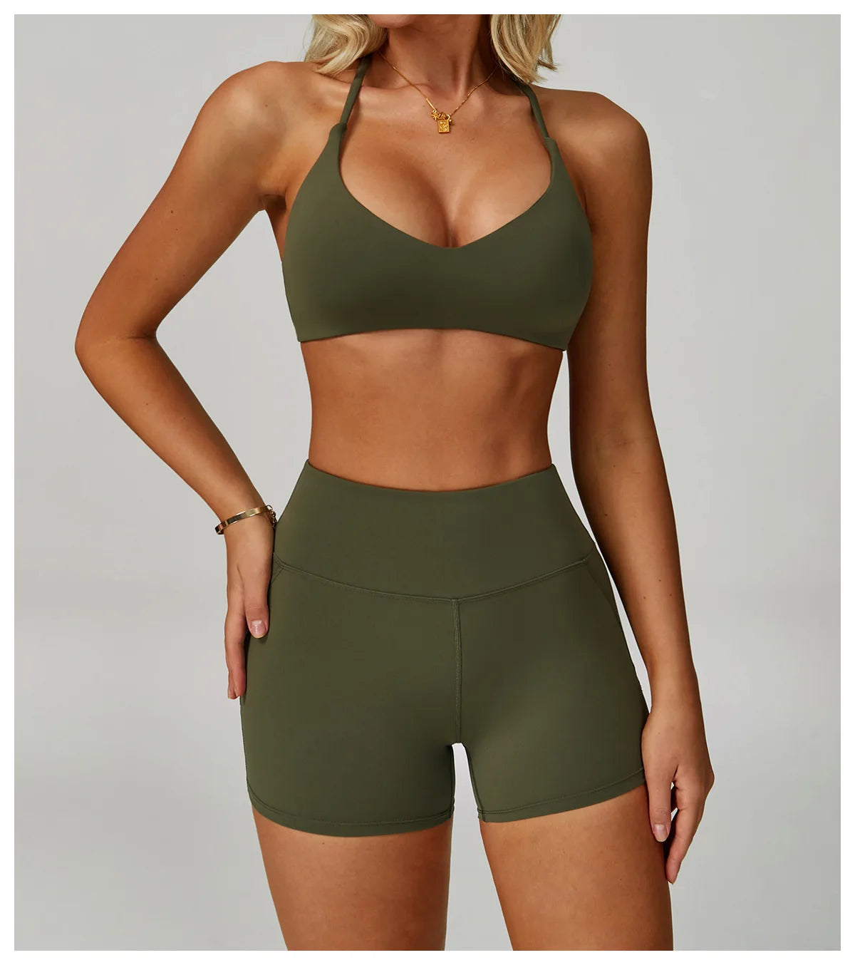 Hearuisavy Breathable Sports Bra Women Quick Drying ShockProof Gym Workout Top Casual Yoga Clothing Push Up Running Fitness Bras
