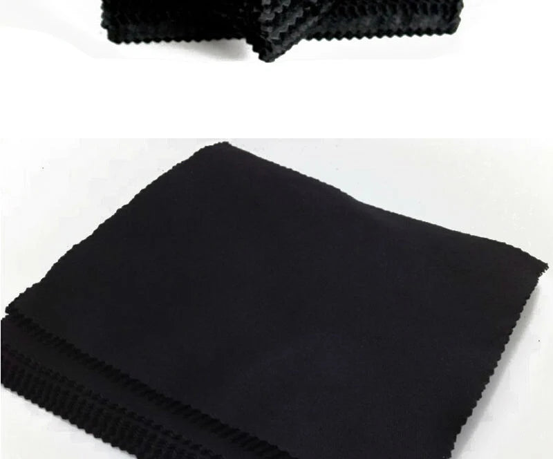5/10/20/pcs/lot Black Microfiber Sunglasses Eyeglasses Cleaning Cloth 15*15cm Glasses Eyewear Clean Cloth