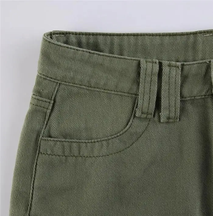 Fashion Low Waist Bodycon Short Skirt Sexy Cargo  Skirt Street Style with Sash Thickened Summer Collection for Women