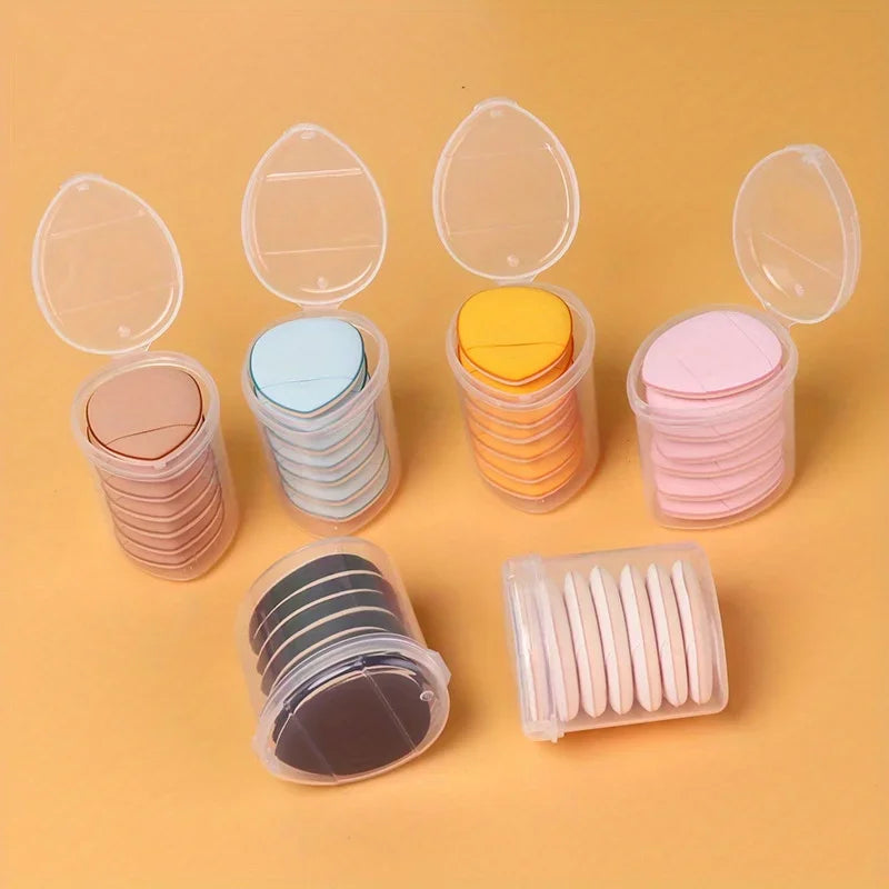 3/718pcs Fingertip Mini Puff Makeup Sponges For Foundation Powder Puffs For Loose Powder Air Cream Foundation Facial Makeup Puff