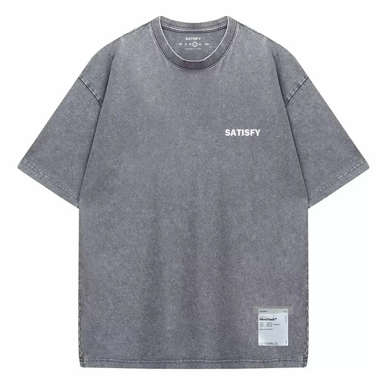 Satisfy MothTech Muscle T-Shirt - Men's Distressed Cotton Blend
