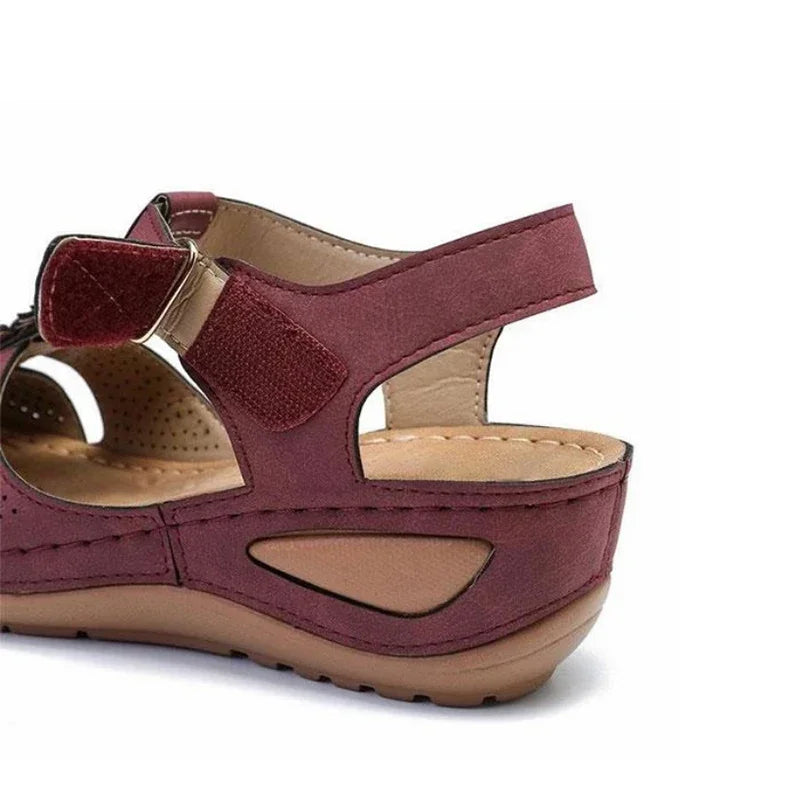 Customizable Women Sandals Wedges Heels Sandals Chaussures Femme Soft Bottom Platform Gladiator Casual Shoes Tailor-made Suits