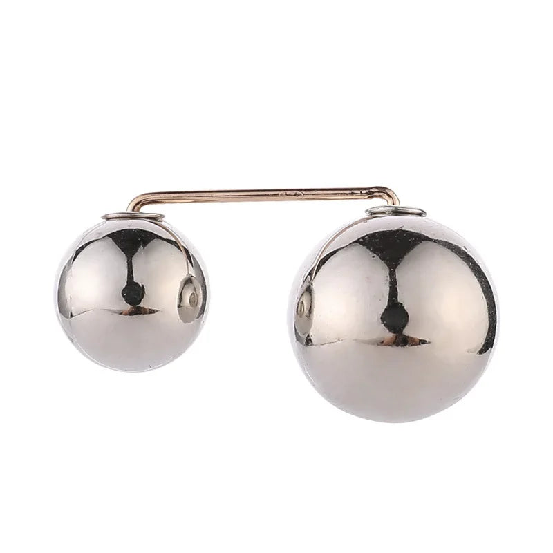 Detachable Metal Pins For Clothing Elegant Clip On Brooches For Women's Sweaters Cardigans Dresses