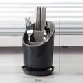 1PC Soporte de Almacenamiento de Plástico Estante de Secado de Cocina para Vajilla Cuchillo Cuchara Tenedor Contenedor de Drenaje Organizador Herramienta de Mesa
