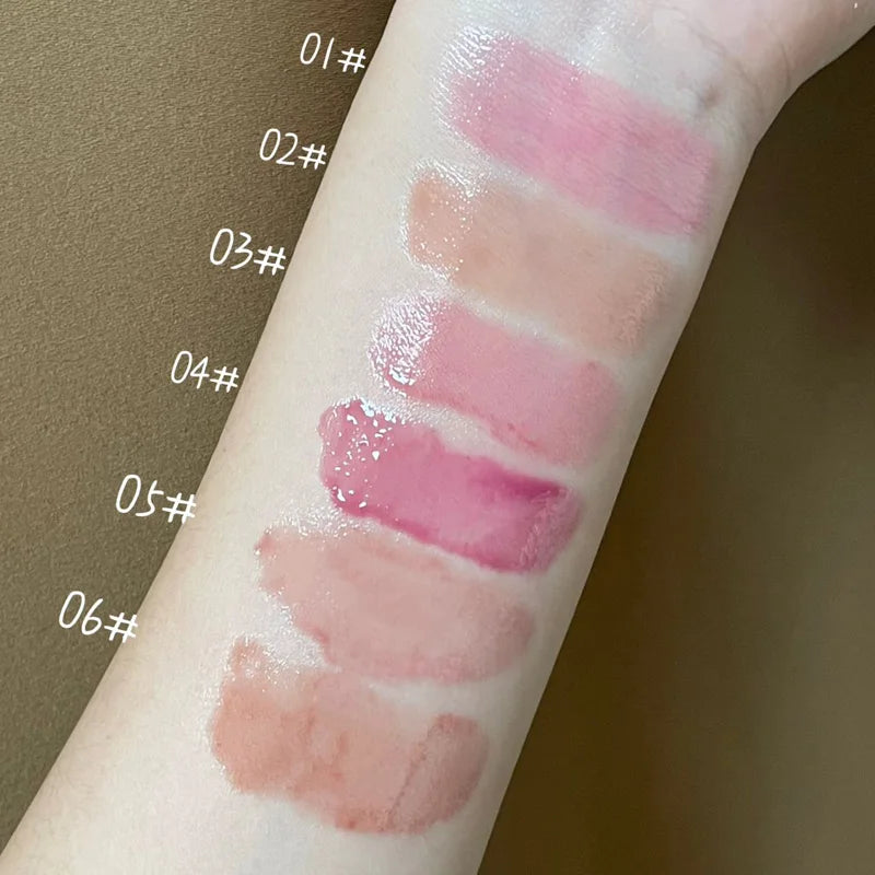 Glassy Watery Mirror Lip Gloss - Moisturizing & Glowing, for Plump Hydrated Lips, Affordable