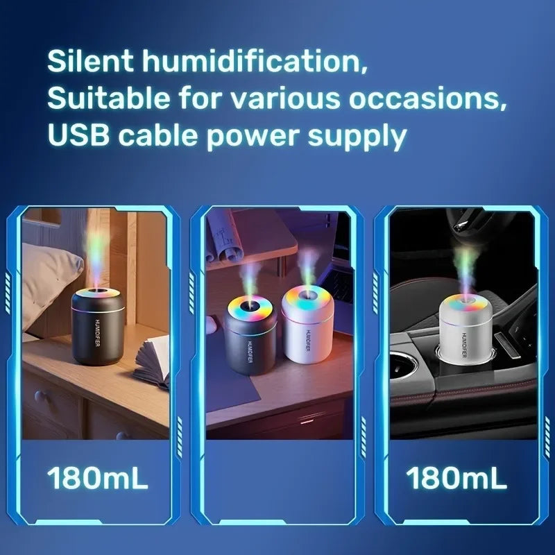 ZHIO Portable Mini USB Air Humidifier and Aroma Diffuser 180ml