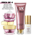 AILKE Lightening Facial Cream, Brightening, Reduce Spots, For Black and Dark Skin, Whitening Face Care Set for All Skin Types
