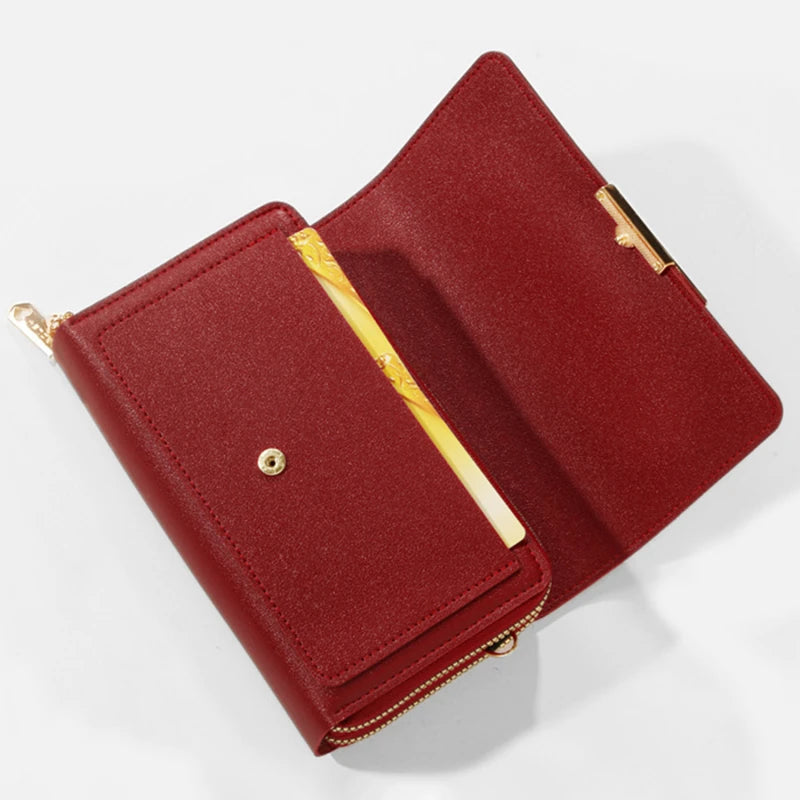 Women Crossbody Bag Fashion Shoulder Messenger Bag Multi-pocket Solid Color Bag Luxury For Ladies Handbag