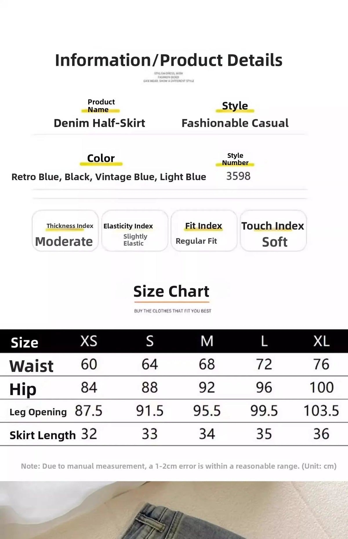 Sexy Retro High Waist Denim  Skirt Women's Anti-Light Versatile Slimming American Hot Girl f-length Summer Skirt