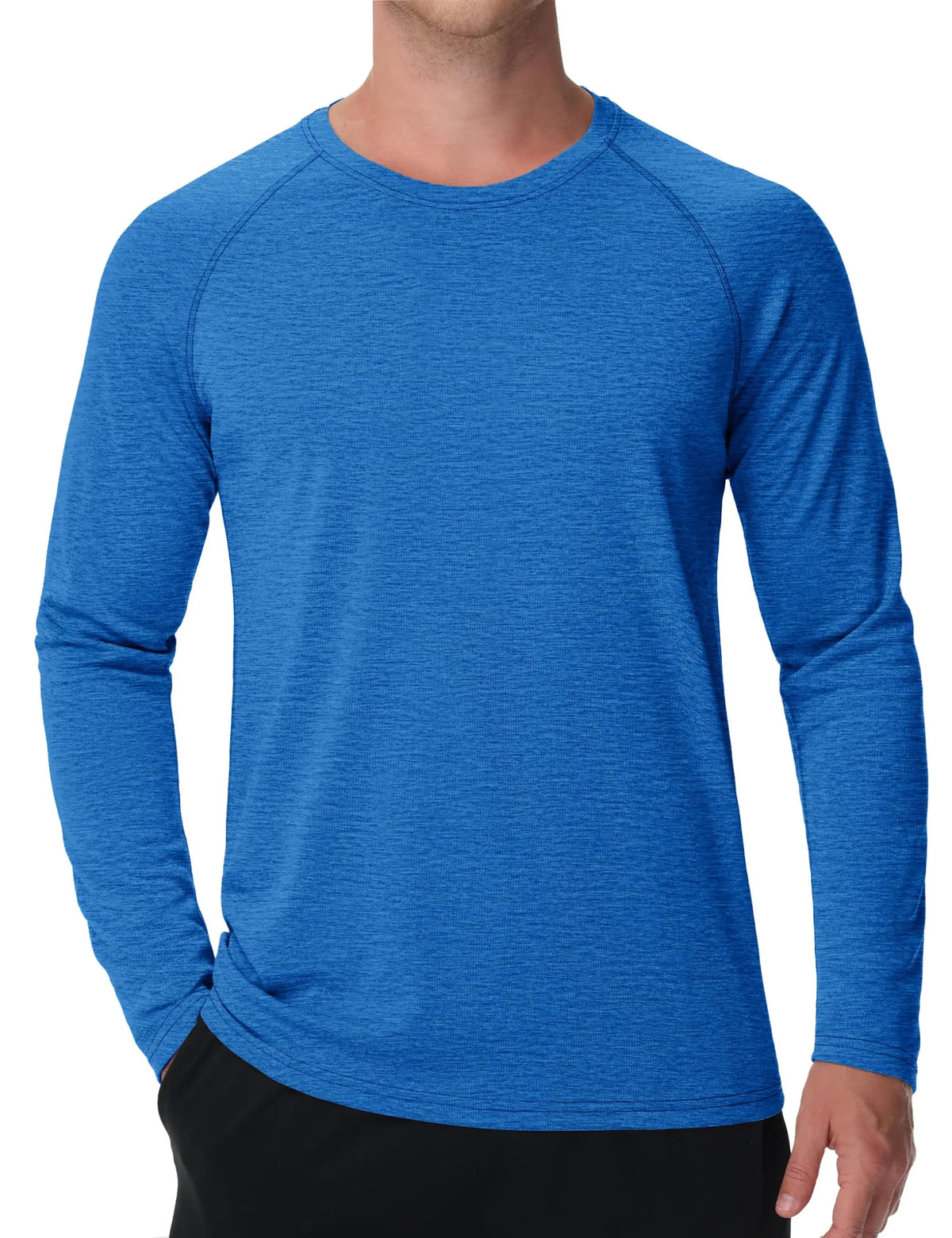 TACVASEN Men's Long Sleeve Workout T-Shirt UPF 50+ Quick Dry Athletic