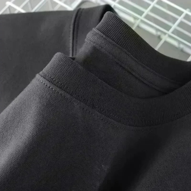 100_ cotton men's short sleeve T-shirt fashion brand Paul Pony embroidery summer new high-end comfortable casual round neck top