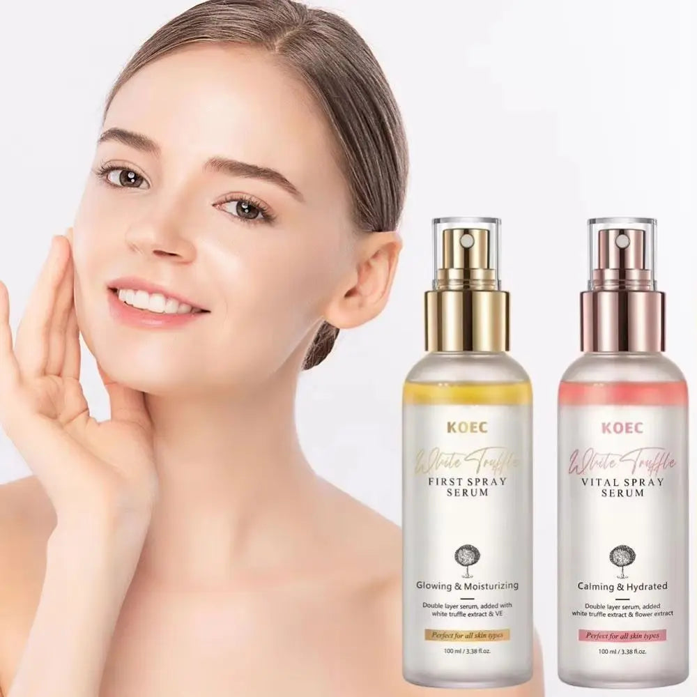 Korean Spray Serum Glowing Moisturizing Vitamin E White Truffle Spray Essence Antioxidant White Truffle Extract