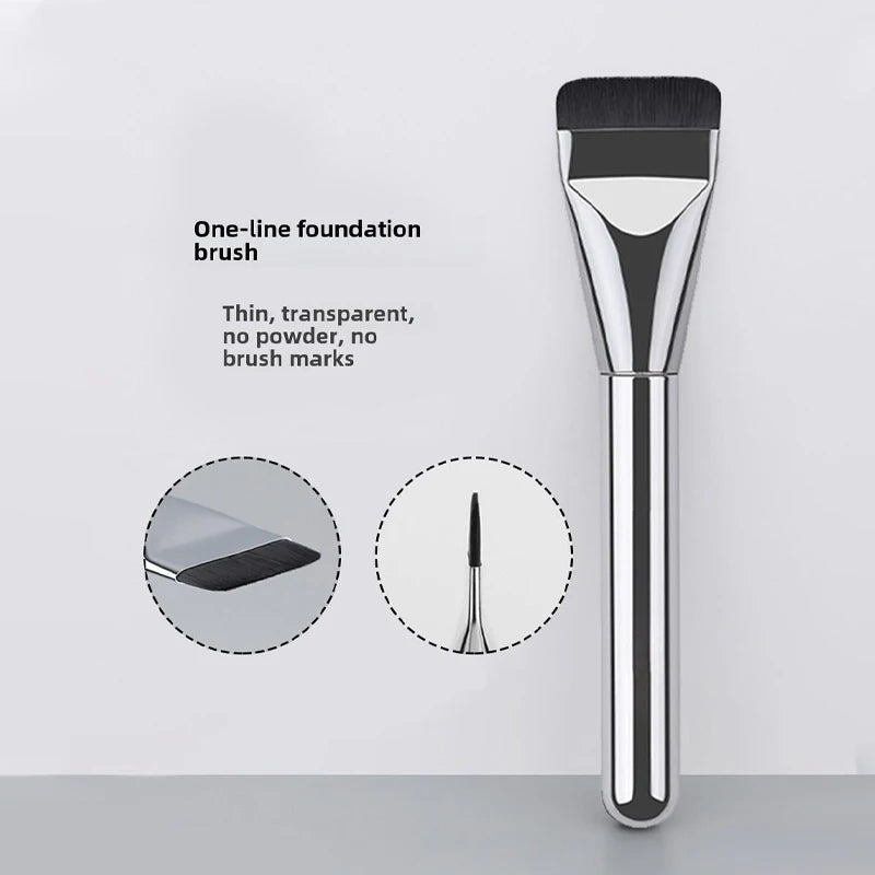 One-word foundation brush flat head base makeup brush concealer brush contour brush makeup tool brush student makeup tool