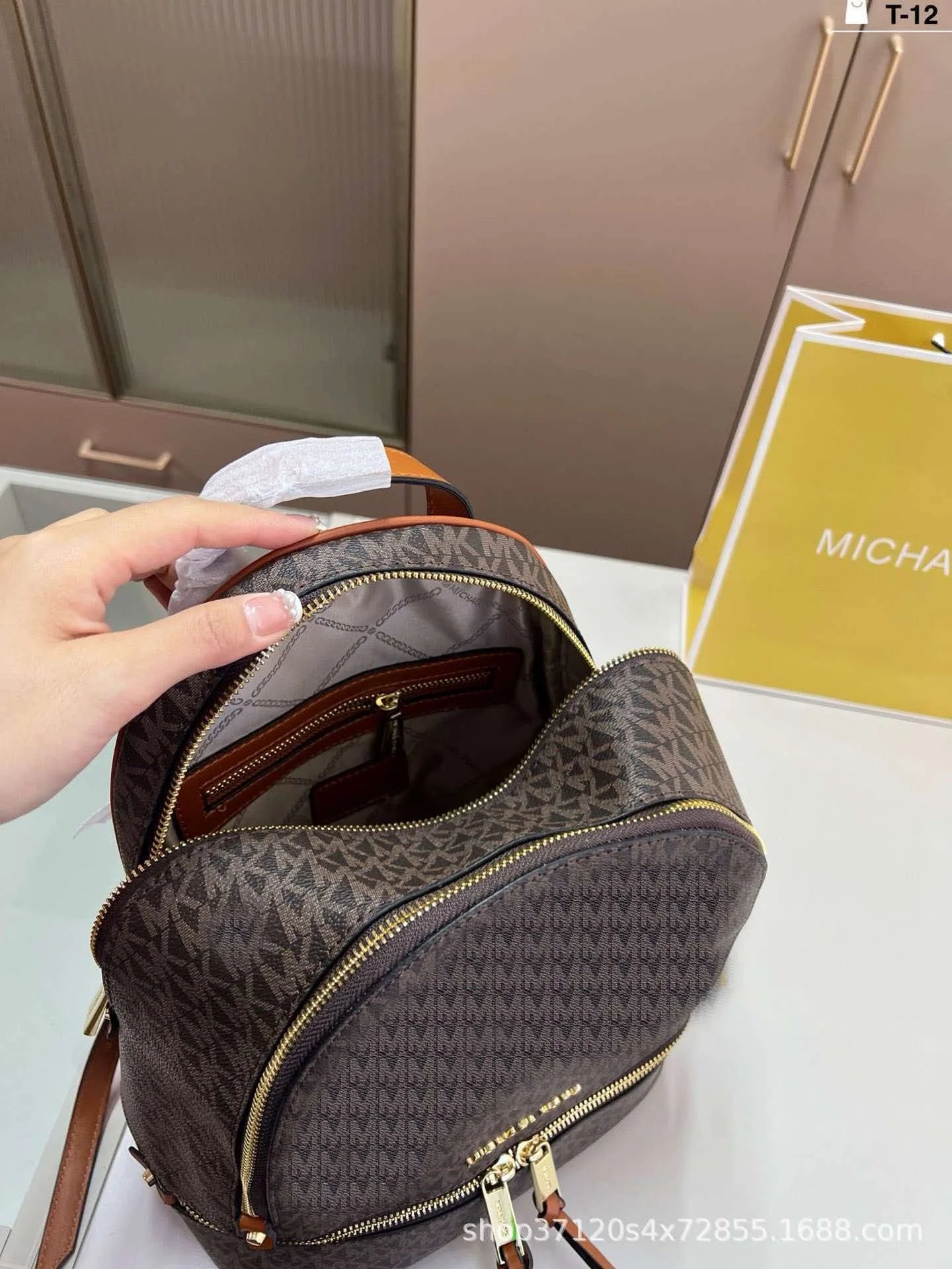 Michael Kors Jet Set 2026 High-Quality Fashion Luxury Women's Backpack