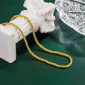 Italian 925 Sterling Silver Sparkling Clavicle Chain Shiny Choker Exquisite Necklace For Women Girls Fine Jewelry Wedding Gift