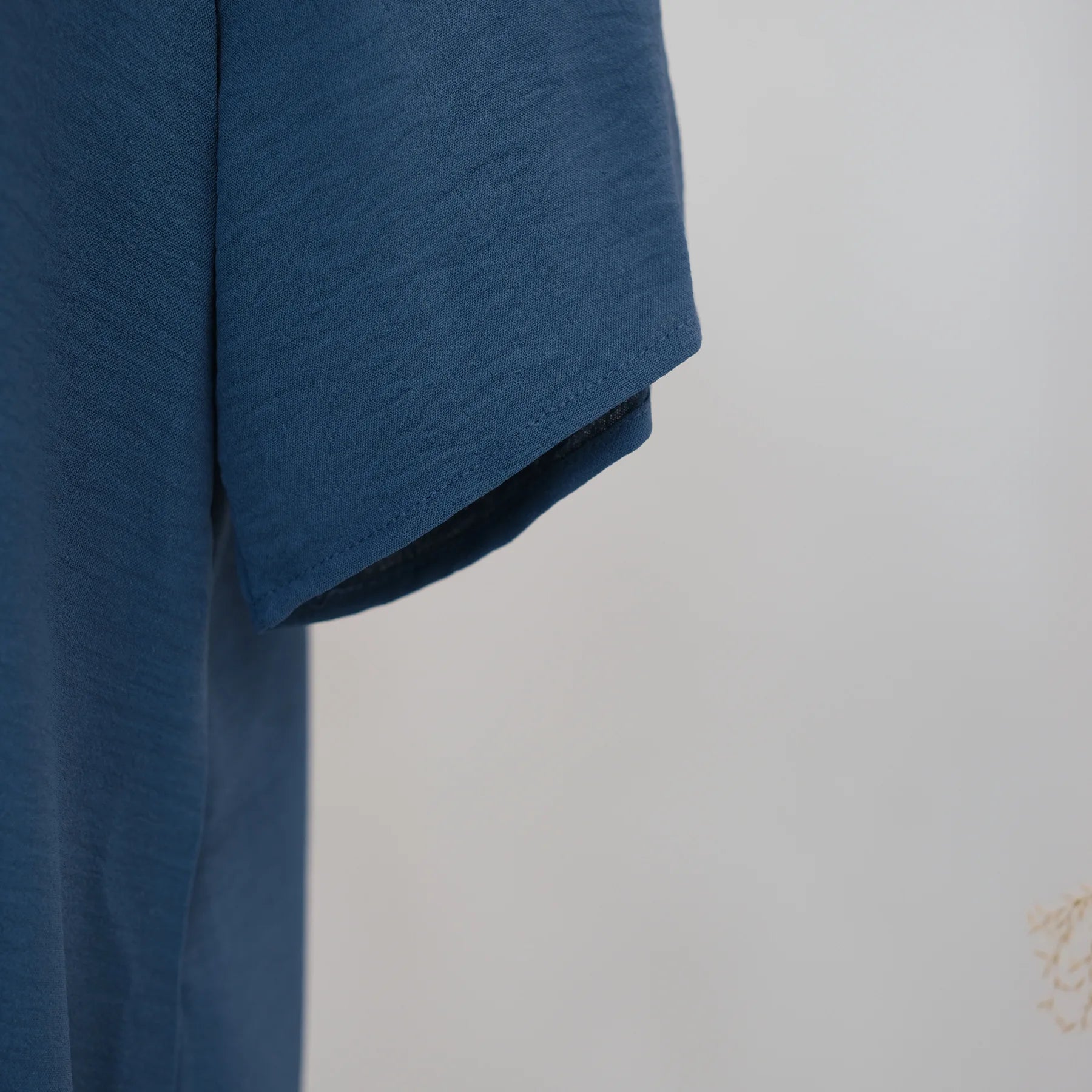 Modest Short Sleeve Women Inner Dress Basic Abaya Muslim Eid Ramadan Round Neck Maxi Loose Casual Long Versatile Fashion Kimono
