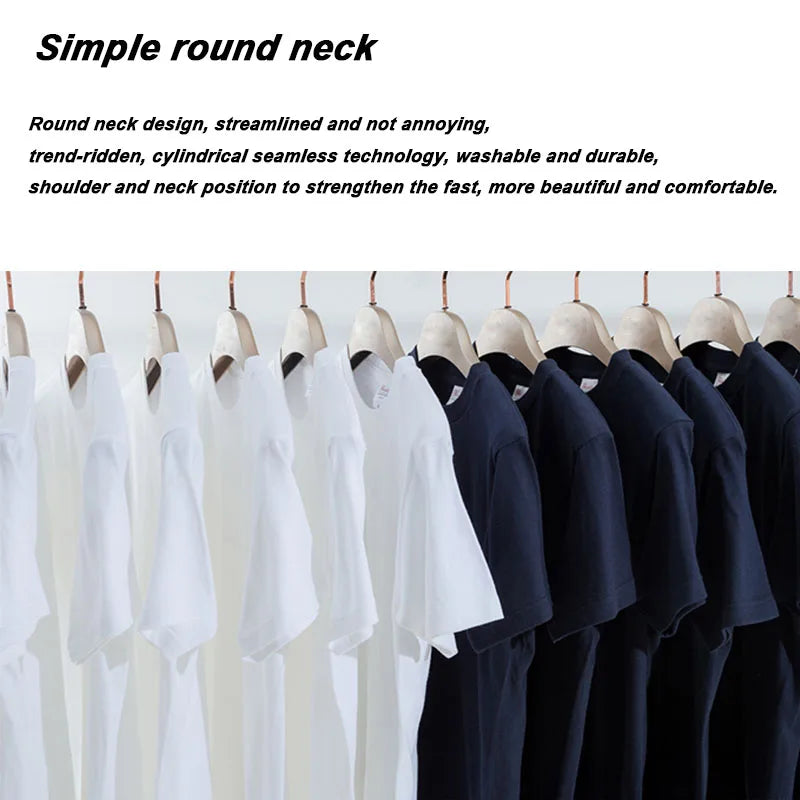 Men T-shirt High Quality Funny Cotton Blend Lunar Cleaner Printing Casual Cool Loose O-neck Male  for MenT-shirt Hip Hop Tees