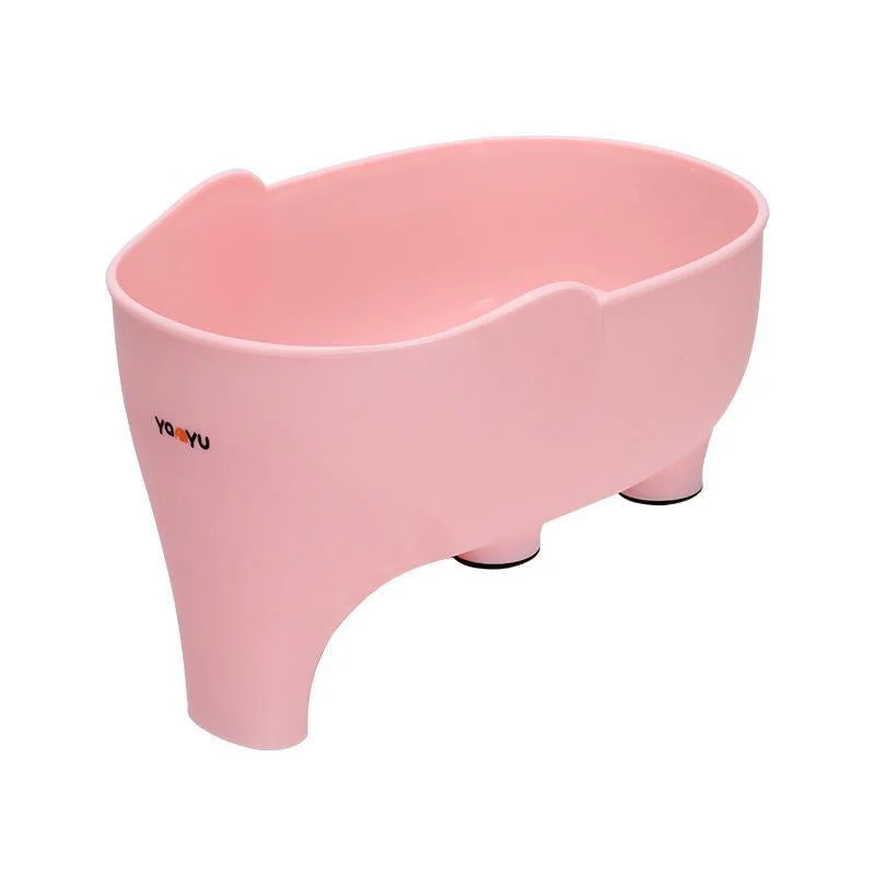 Filtro de canasta para desagüe de fregadero de cocina, filtro de residuos en forma de elefante, cestas colgantes para verduras, escurridor de lavado, estante de almacenamiento