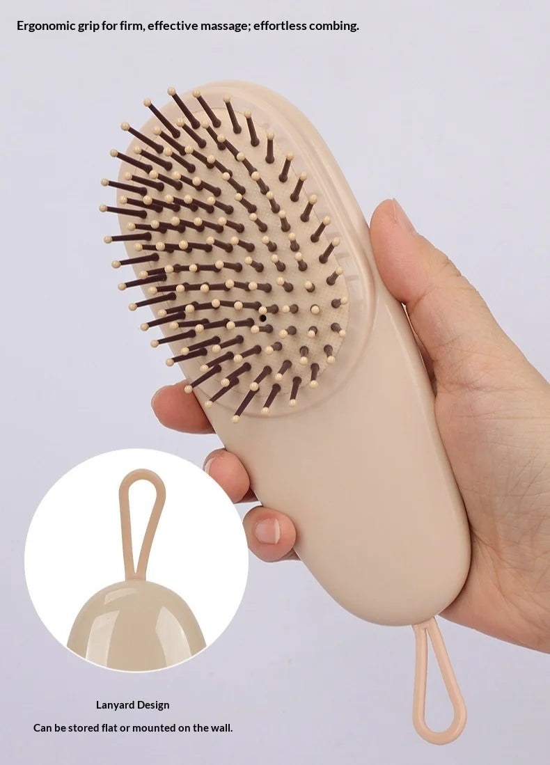 Air Cushion Scalp Massage Brush Portable Detangling Hairdressing Massage Comb For Women Home Use Travel Size Soft Bristles Brush