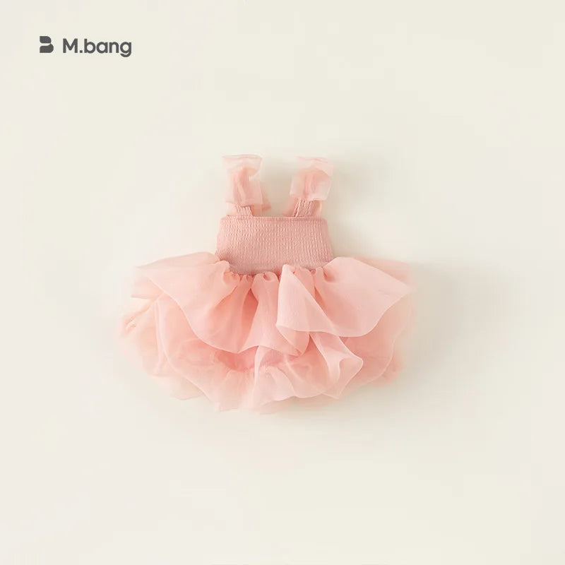 Baby Girl Tutu Dress Sleeveless Tulle Princess Party Outfit