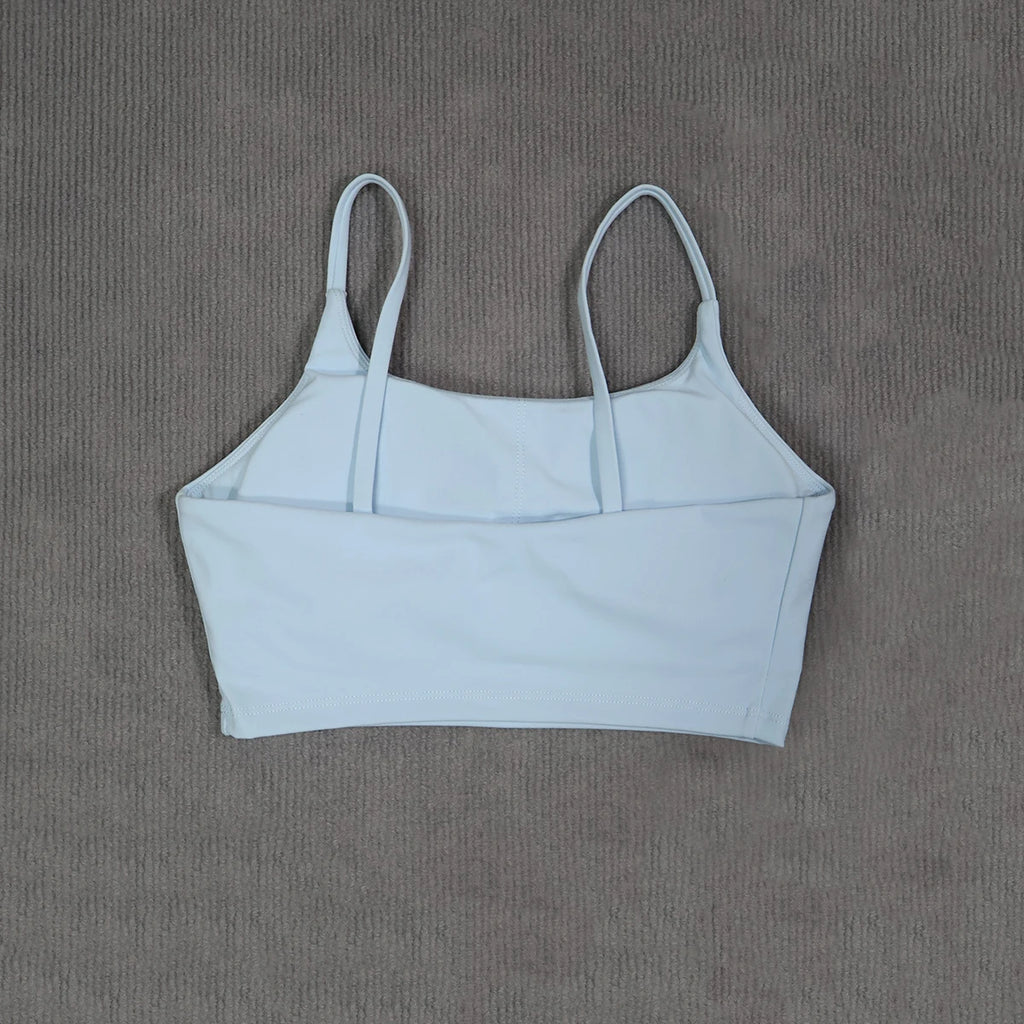 Ctenkevet Women's Push-Up Gym Workout Yoga Bra Female Backless Shockproof Fitness Crop Top Sports Underwear Woman