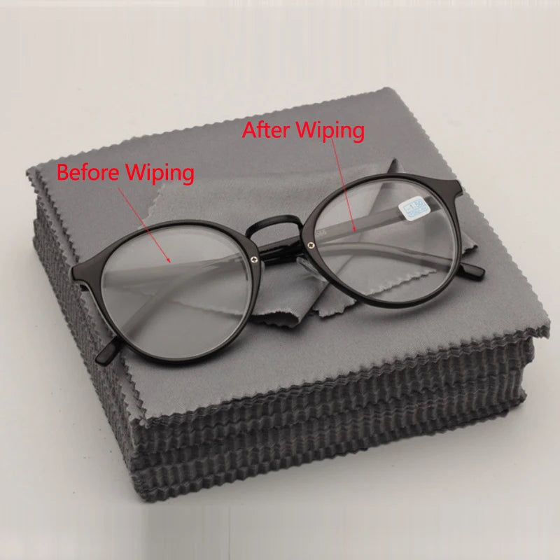5/10/20/pcs/lot Black Microfiber Sunglasses Eyeglasses Cleaning Cloth 15*15cm Glasses Eyewear Clean Cloth