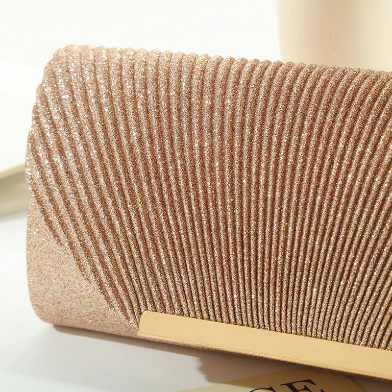 Fashion Elegant Clutch Bag New 2026 Hot Selling Chain Dinner Bag Bride Bridesmaid Lady Handbag Factory Outlet