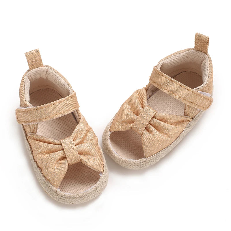 Baby Learning Walk Shoes,Back Zipper Summer Infant Sandals Soft Daily Wear Footwear for Newborn Baby Girls 0-1 Year