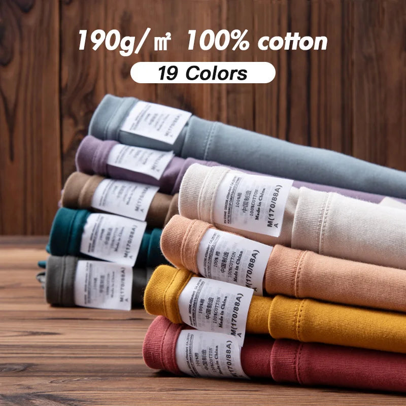 Combed Cotton Tees Solid Tops Woman Male Custom Team Uniform Class Clothes Summer Brand Customization Mens Tshirts